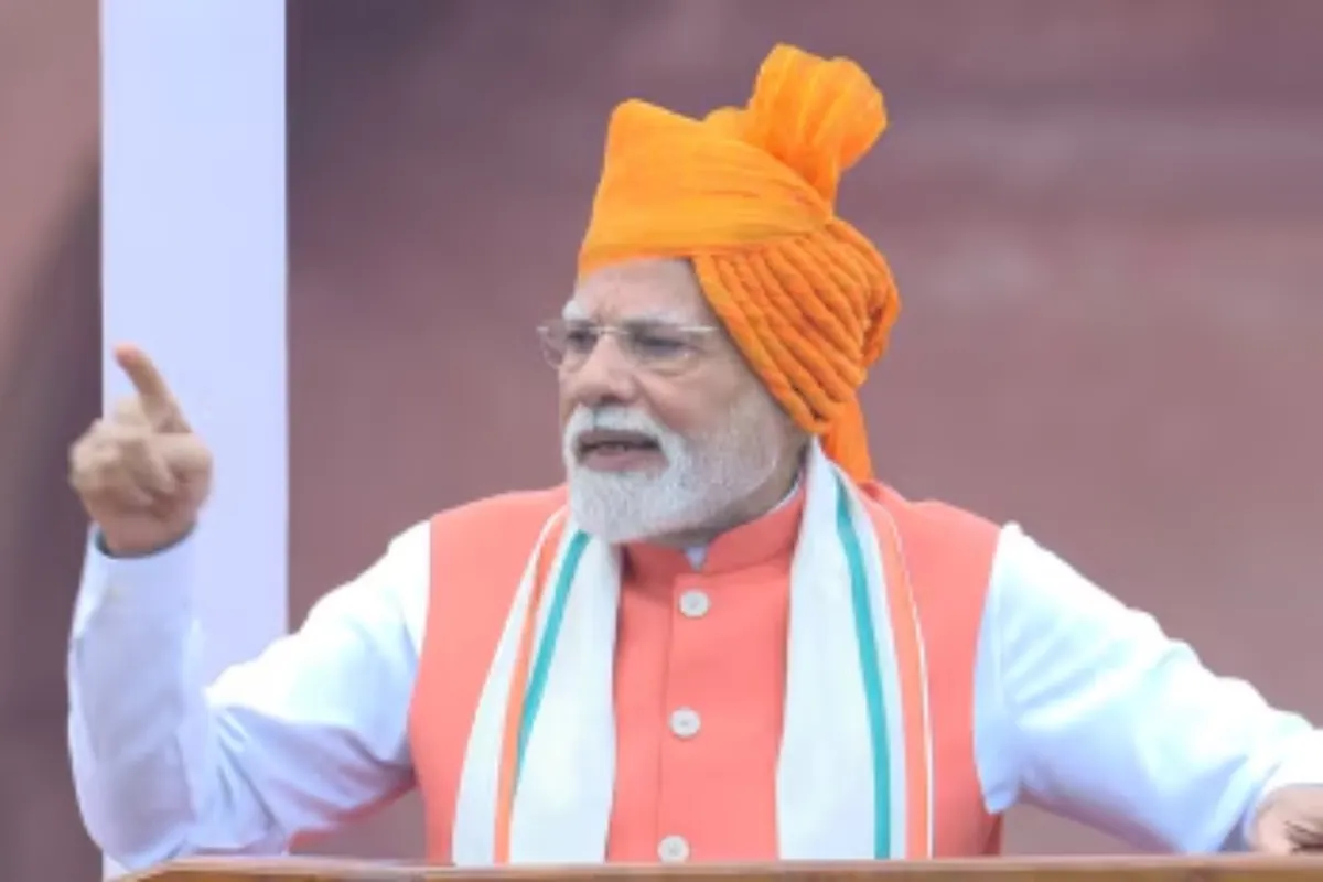 Modi's Red Fort Warning on Terror