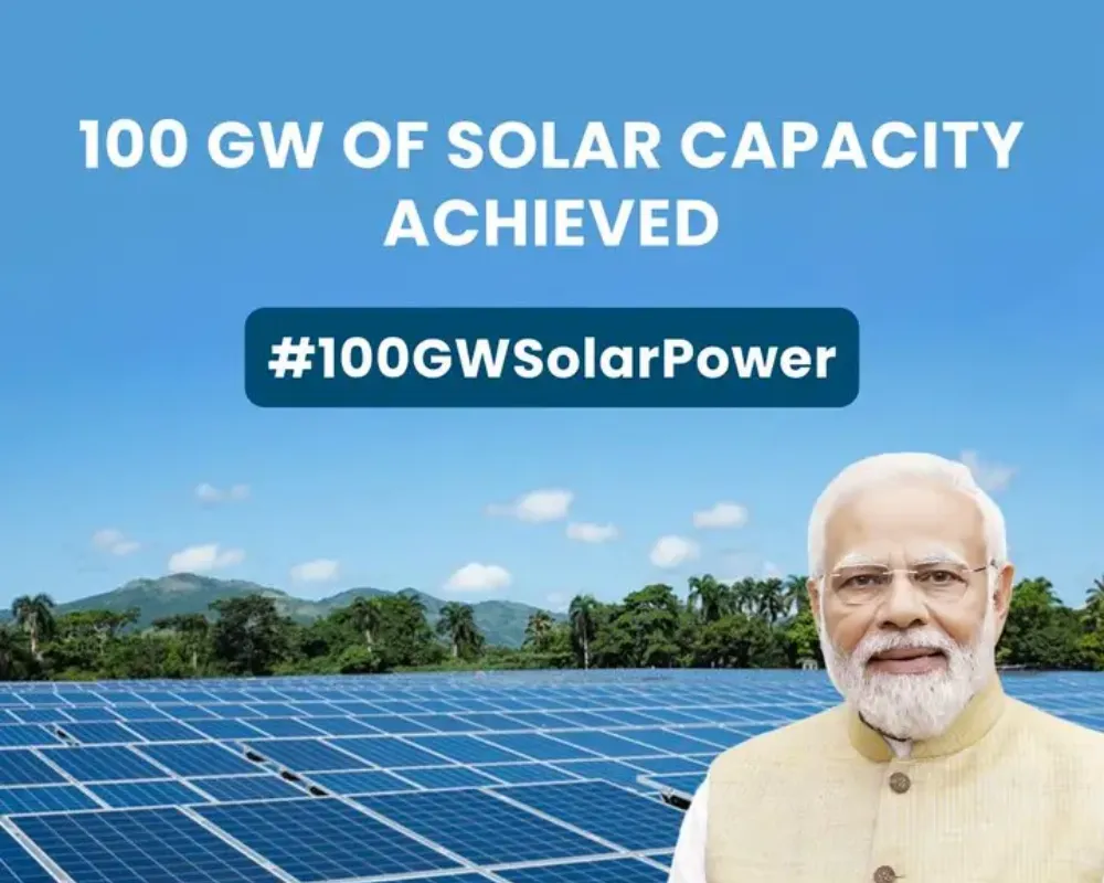 India's Solar Milestone: 100 GW