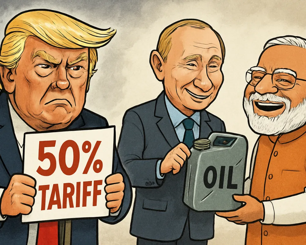 Trump Sanctions India to stop Russia
