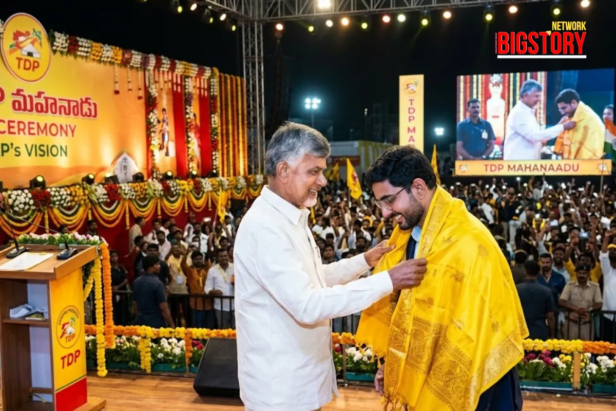 The Heir Apparent: Nara Lokesh Sworn In as TDP National Working President in Historic Generational Shift