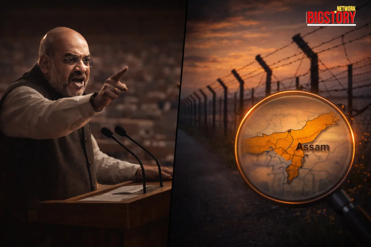 Detect, Delete, Deport: Amit Shah Issues 'Infiltrator' Ultimatum in High-Voltage Assam Election Rally