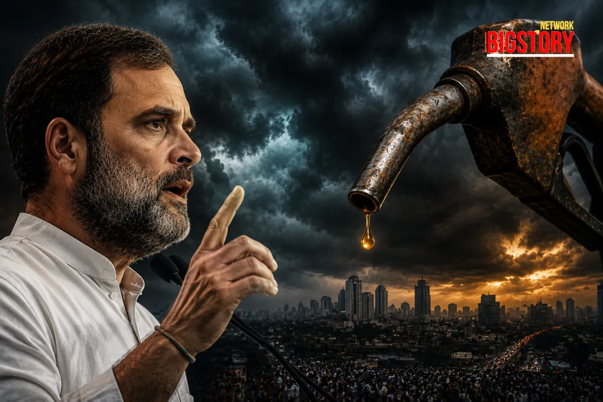 The Battle of Narratives: Rahul Gandhi Warns of Imminent "Economic Storm"