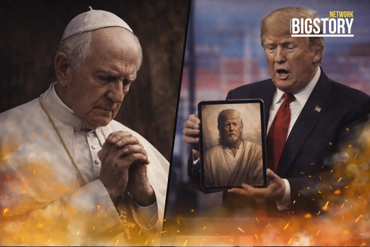 'Week on Crime': Trump Slams Pope Leo's Iran Stance, Posts AI Image of Himself as Jesus Christ
