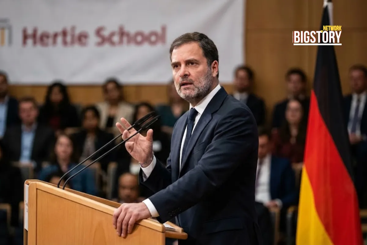 "Elimination": Rahul Gandhi’s Berlin Warning on BJP’s Constitution Plan