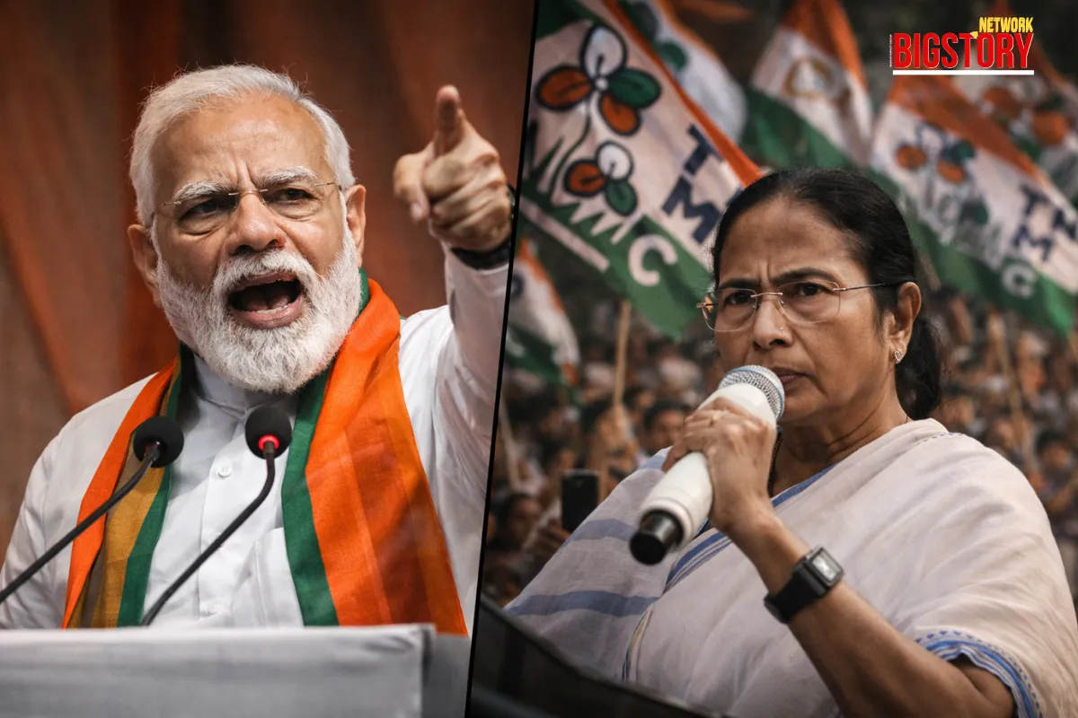 'Fear Will Run Away From Bengal': PM Modi Issues Stern Warning to 'TMC Goons' Ahead of Polling Day