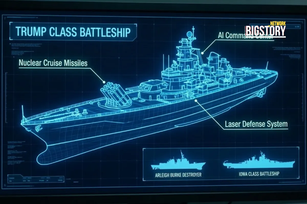 "Golden Fleet": Trump Unveils Nuclear-Armed "Trump Class" Battleship