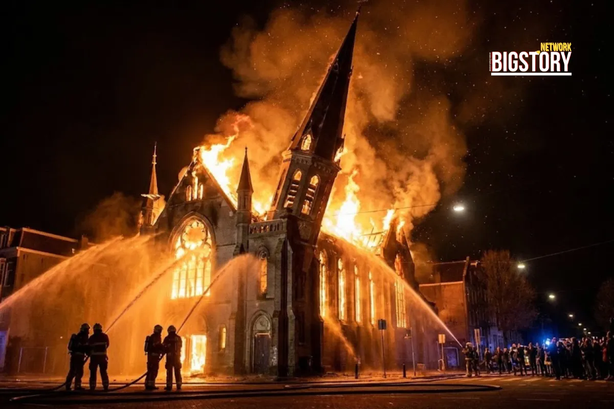 Lost to Flames: 154-Year-Old Vondelkerk Destroyed in New Year's Blaze