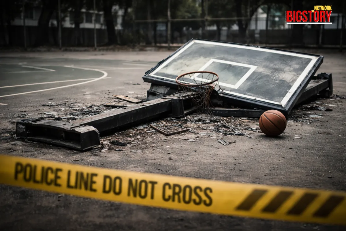 Fatal Morning Jog: 20-Year-Old Pune Engineering Student Crushed to Death by Collapsing Basketball Pole