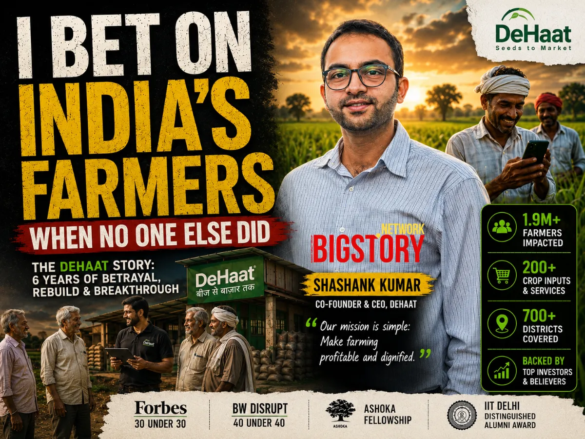 From Bihar to India's Largest Agri-Tech Platform: DeHaat Founder's Journey 