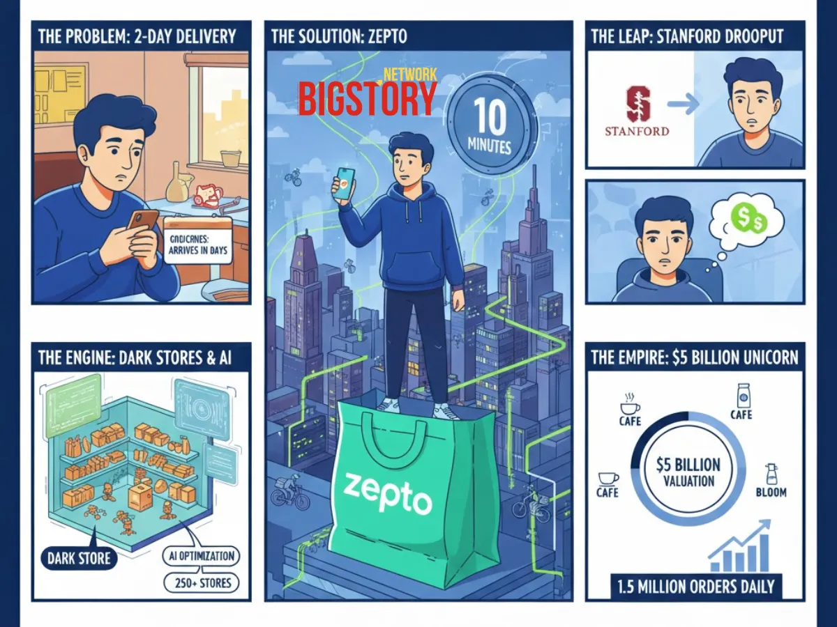 How Aadit Palicha Built Zepto: From Stanford Dropout to Quick-Commerce Billionaire