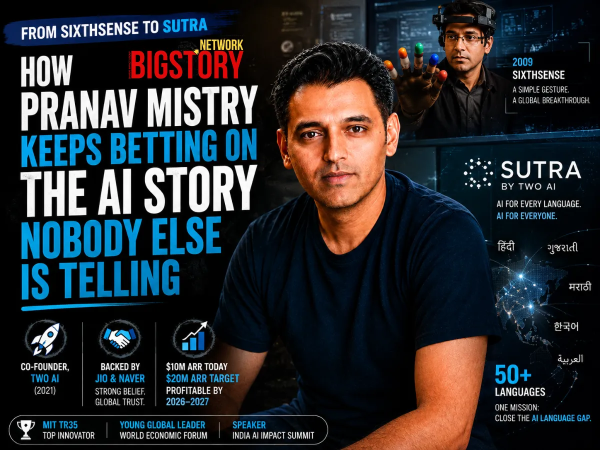 From SixthSense to SUTRA: How Pranav Mistry Keeps Betting on the AI Story Nobody Else Is Telling