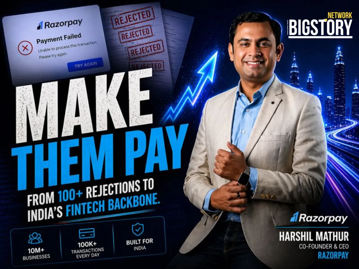 From 100 Rejections to India's Fintech Backbone: The Unstoppable Rise of Harshil Mathur and Razorpay