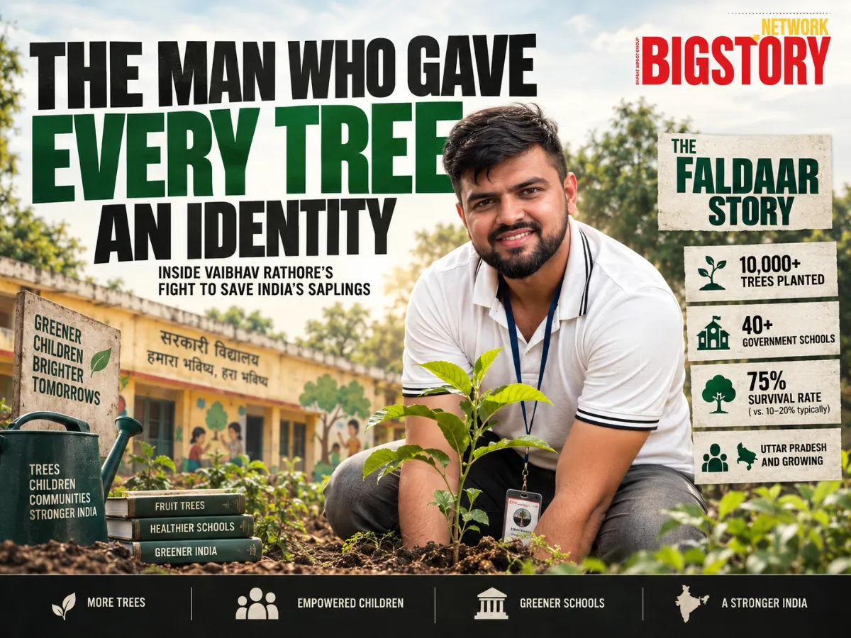 The Man Who Gave Every Tree an Identity -  Inside Vaibhav Rathore's Fight to Save India's Saplings