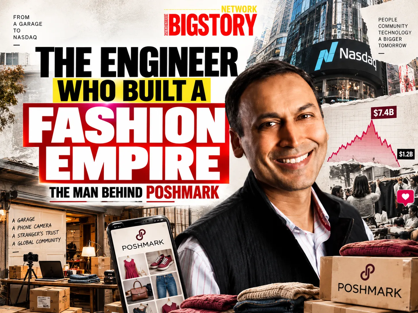 How an IIT Engineer Built Poshmark Into a $1.2 Billion Social Resale Empire