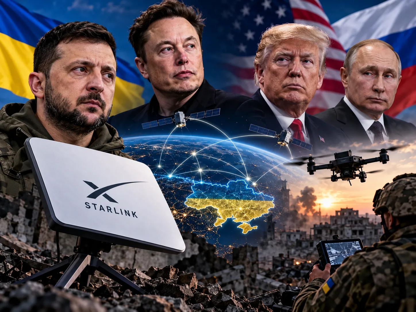 Starlink Dispute Exposes Ukraine’s Dependence on US Tech