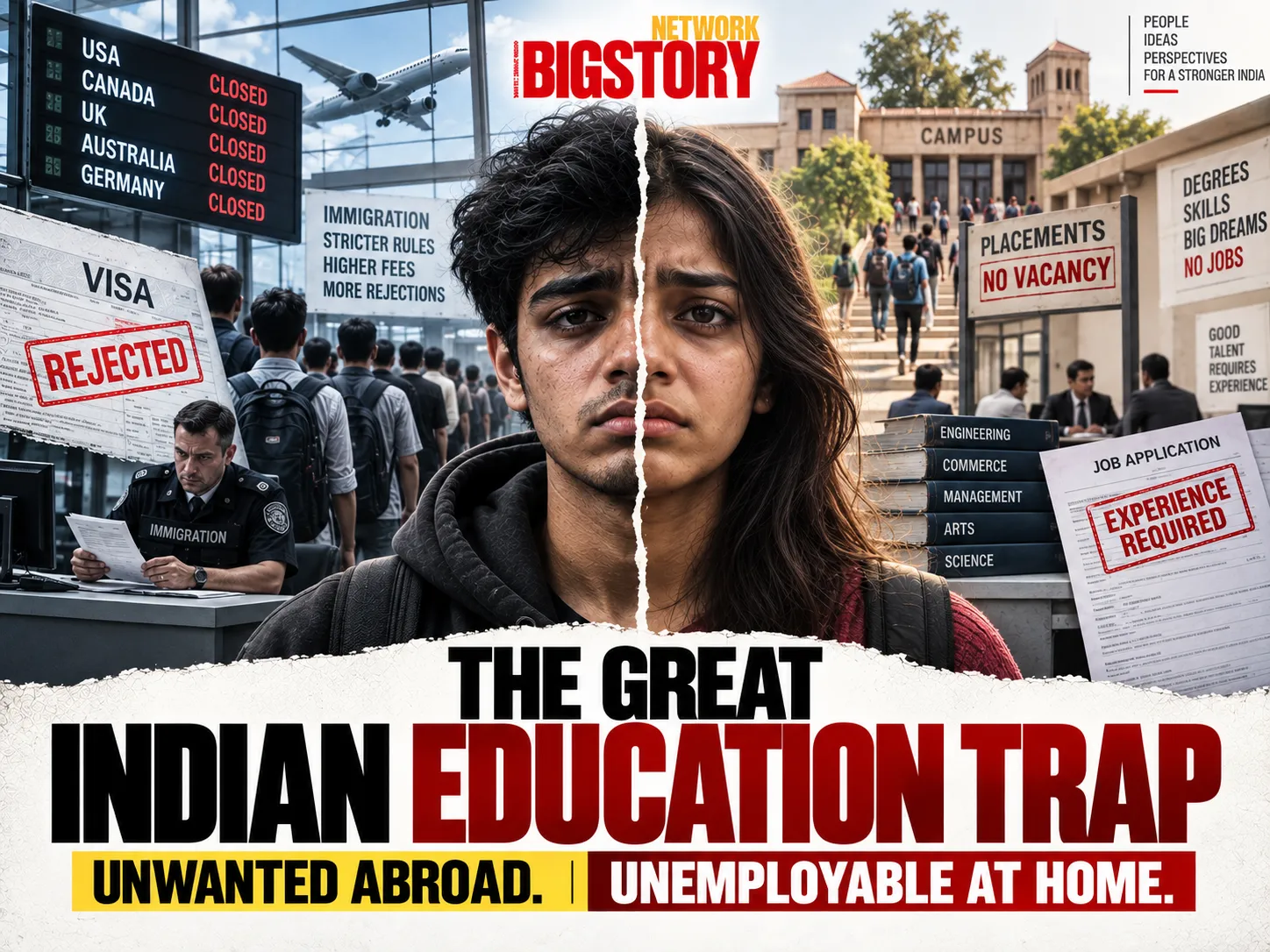The Great Indian Education Trap: Unwanted Abroad, Unemployable at Home